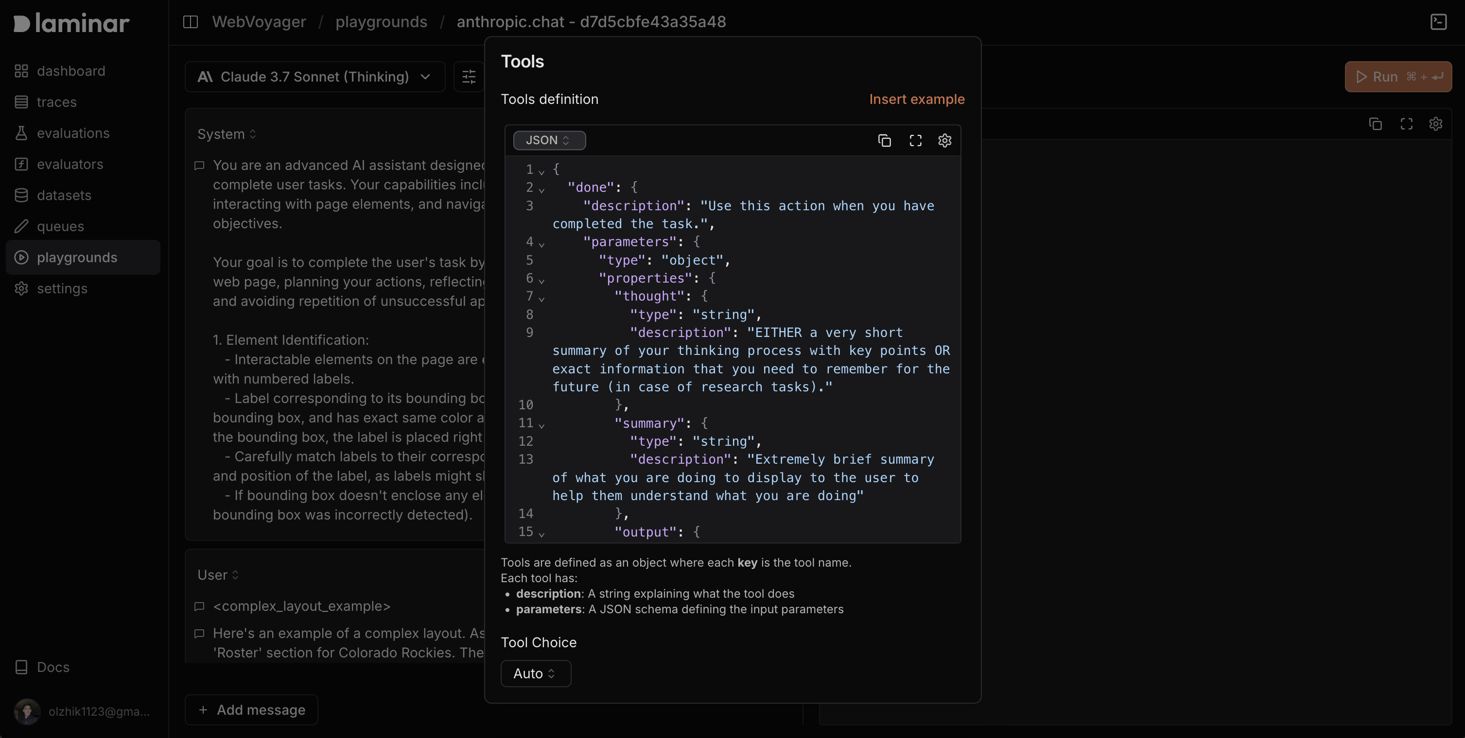 Playground - Laminar documentation